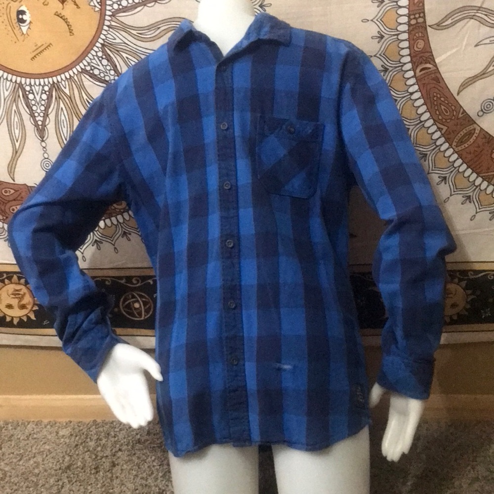 Quicksilver Flannel Sz Medium